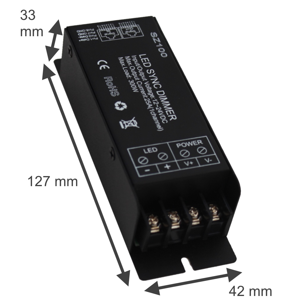 RGB LED Controller Mit Fernbedienung - 12V/24V Funk Regler Für Lichtstreifen