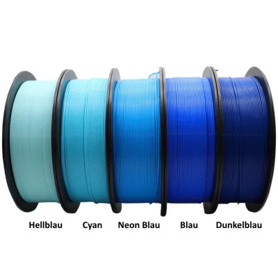 3D Filament 1,75mm PLA+ Blau 1kg