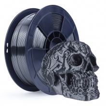 27,80€/kg 3D Filament 1,75mm PLA+ Silk Dunkel Grau 0,5 kg