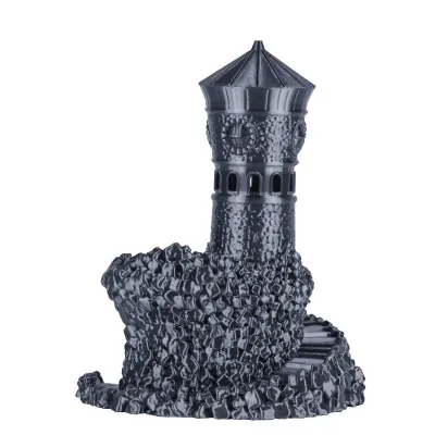 27,80€/kg 3D Filament 1,75mm PLA+ Silk Dunkel Grau 0,5 kg