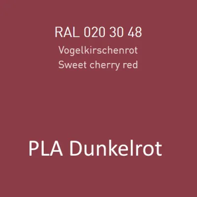 3D Filament 1,75mm PLA+ Dunkel Rot 1kg