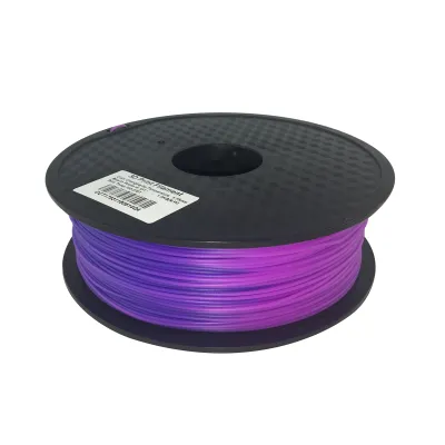 3D Filament 1,75mm PLA+ Farbwechsel von Blau zu Violett durch Temperatur ab 33°C 1kg