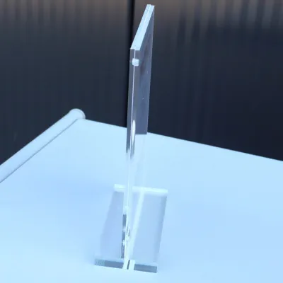 M21 Acryl Werbeaufsteller Querformat