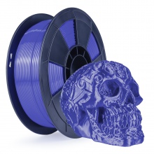 27,80€/kg 3D Filament 1,75mm PLA+ Silk Blau 0,5 kg