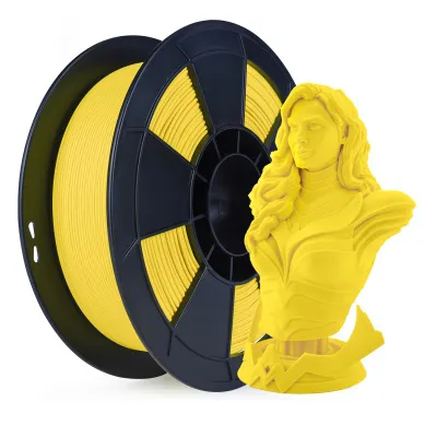 3D Filament 1,75mm PLA Gelb Matt 1kg