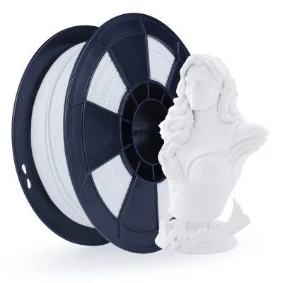 3D Filament 1,75mm PLA Weiß Matt 1kg
