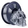 27,80€/kg 3D Filament 1,75mm PLA+ Silk Grau 0,5 kg