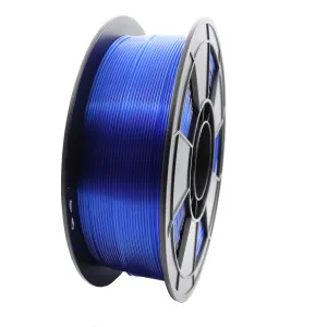 3D Filament 1,75mm PLA+ Transparent Blau 1kg