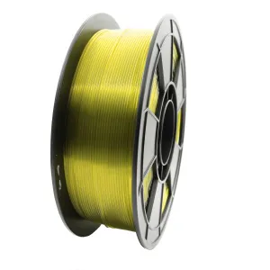 3D Filament 1,75mm PLA+ Transparent Gelb 1kg