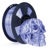 27,80€/kg 3D Filament 1,75mm PLA+ Silk Hell Blau 0,5 kg