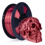 27,80€/kg 3D Filament 1,75mm PLA+ Silk Red 0,5 kg